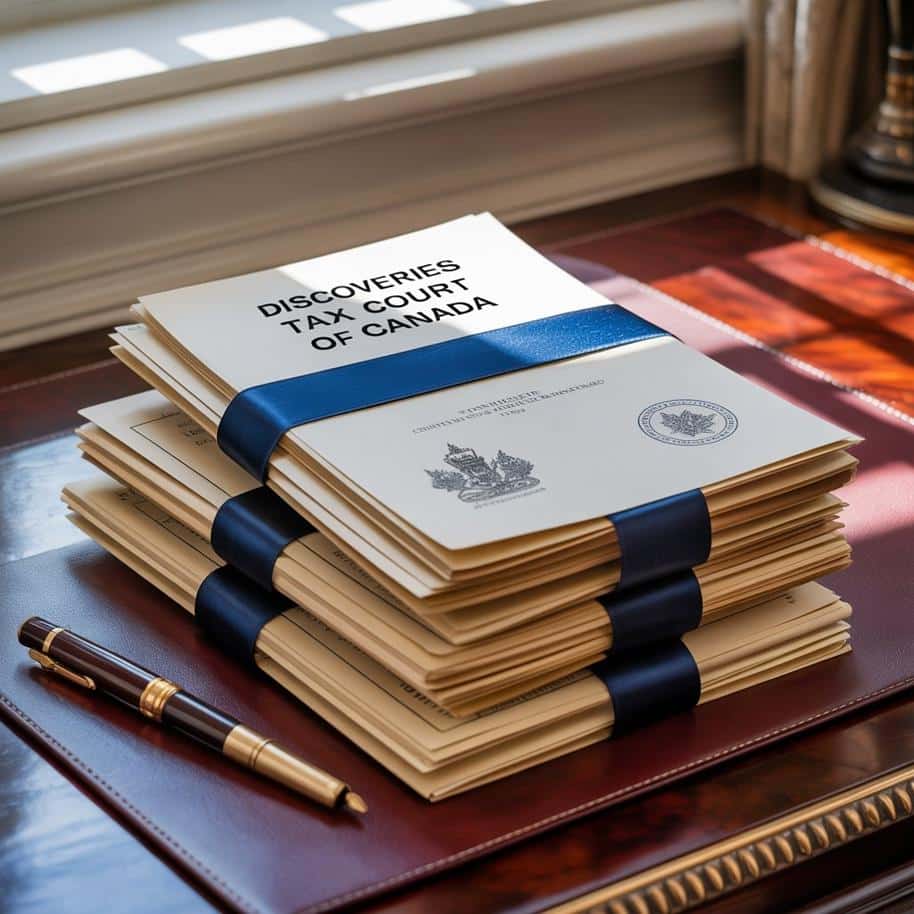 A stack of legal documents on a mahogany desk